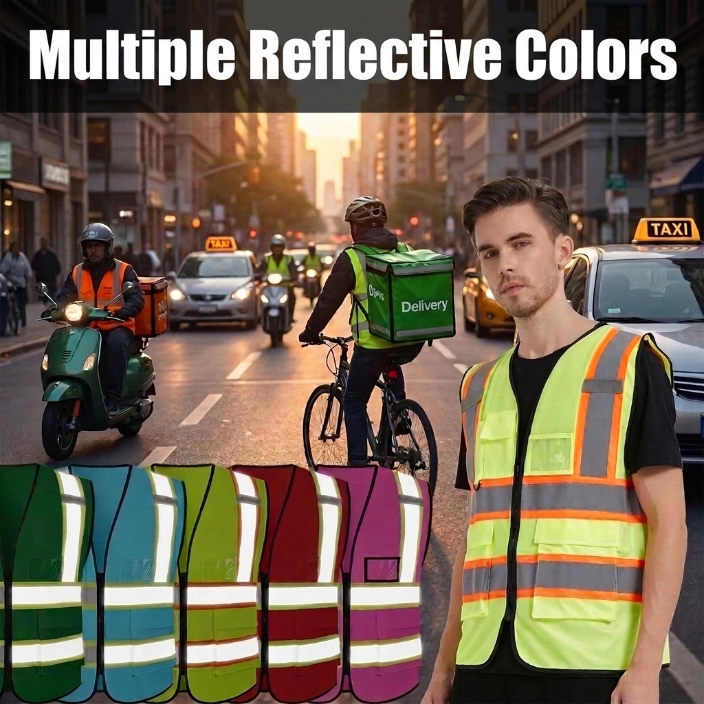 Custom Delivery Driver Reflective Safety Vest